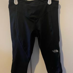 Black North face capris and H&M shorts, XS